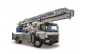 Location grue mobile sur camion nacelle 15T - H. 46m